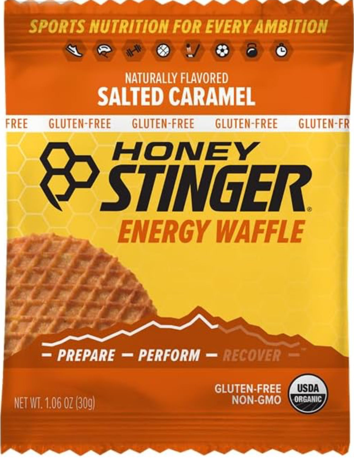 HoneyStinger Salted Caramel Gluten-Free Waffle