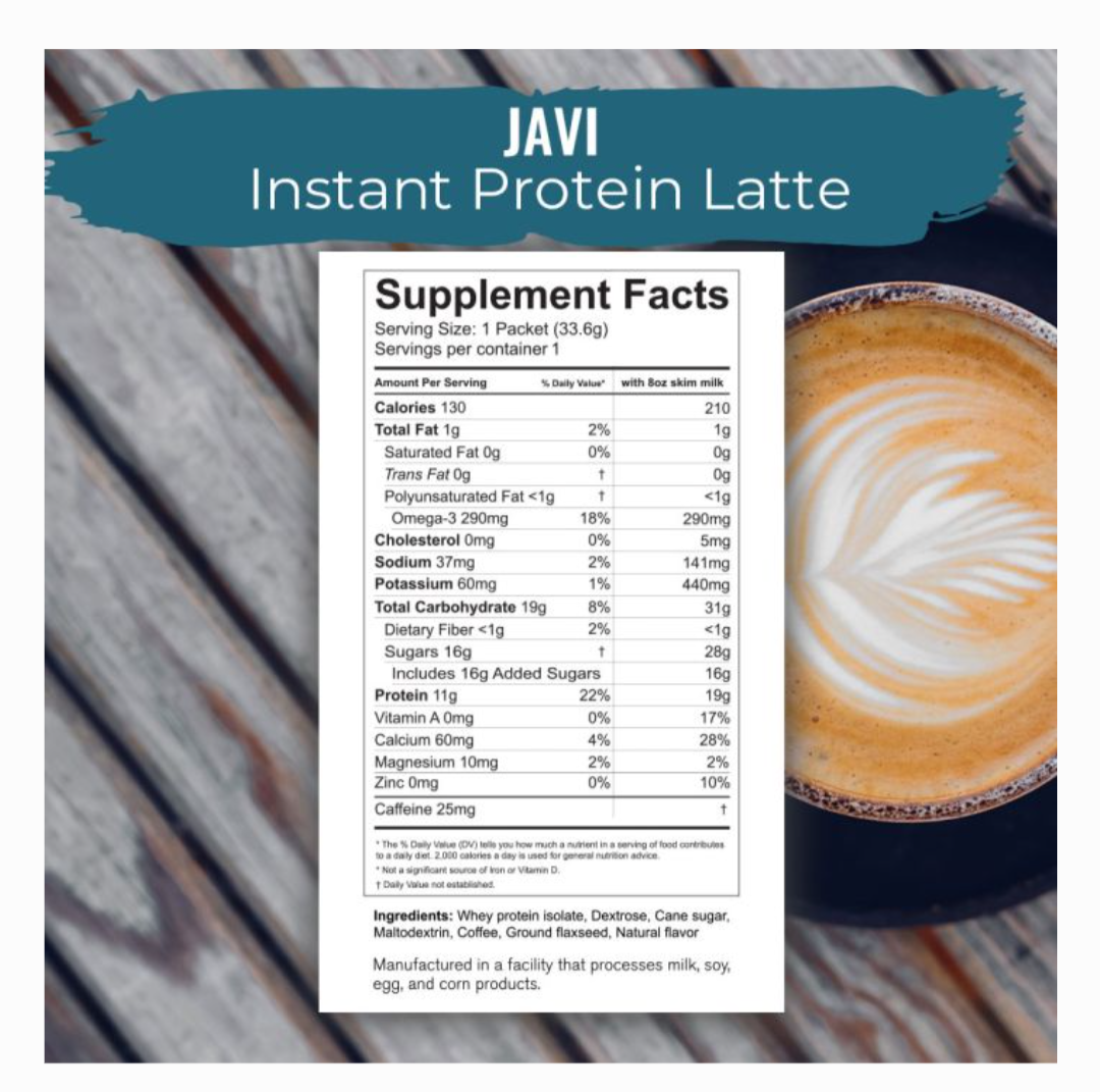 JAVI protein coffee (singles)