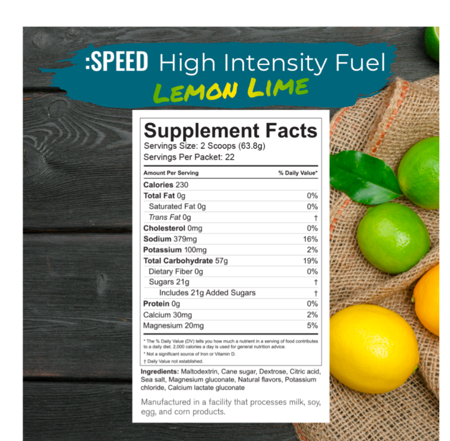 SPEED- High Intensity Fuel