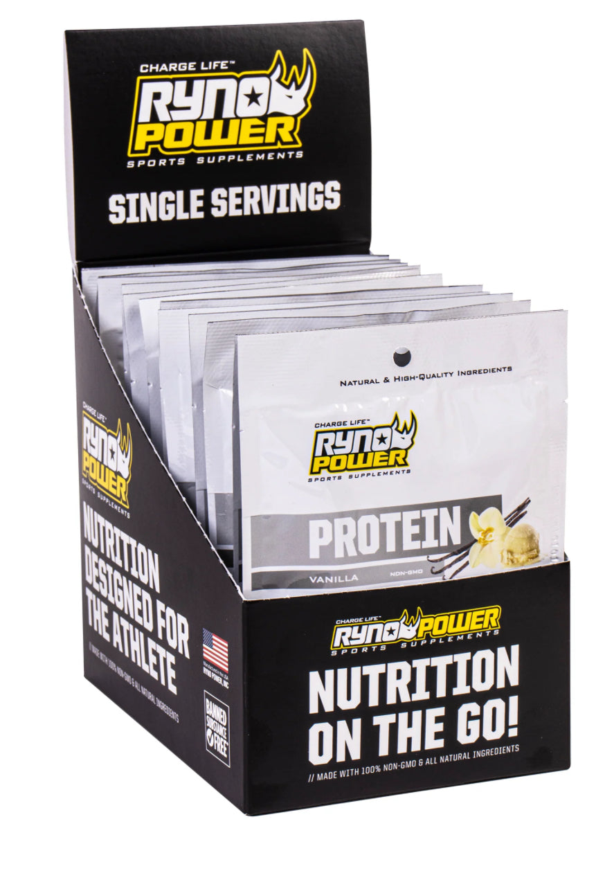 PROTEIN PREMIUM WHEY VANILLA POWDER | SINGLE SERVINGS