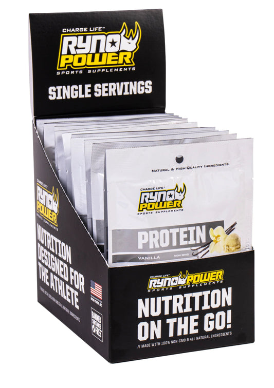 PROTEIN PREMIUM WHEY VANILLA POWDER | SINGLE SERVINGS