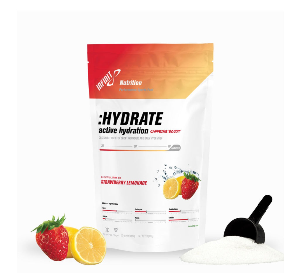 infinite Nutrition: Active Hydration (With Beta-Alanine+caffeine) strawberry lemonade